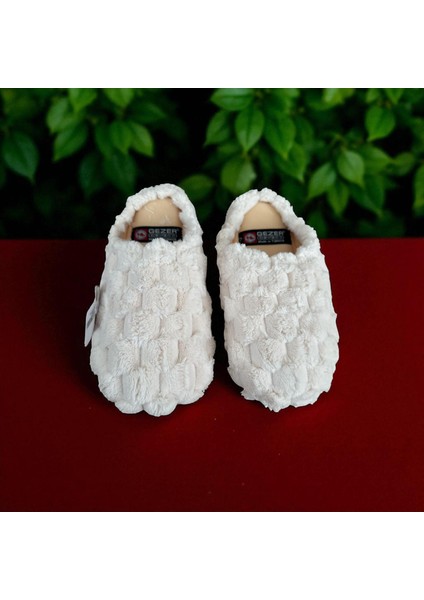 Gzr Kışlık Gondol Kadın Ev Terliği Desenli Rahat Yumuşak Esnek Terlik