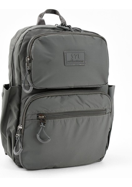 Ultra Hafif Şik ve Su Geçirmez Orta Boy Sırt Çantası Gri Model: (571-13-9D) fırsatları