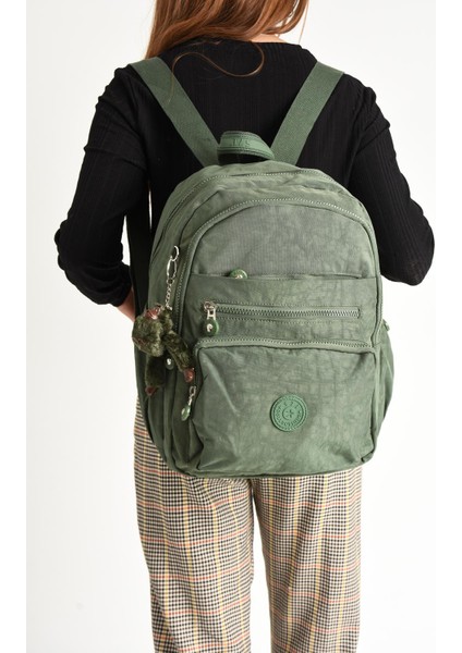 Ultra Hafif Orta Boy Sırt Çantası Çok Cepli Unisex Yeşil (Model: 571-4B) modelleri