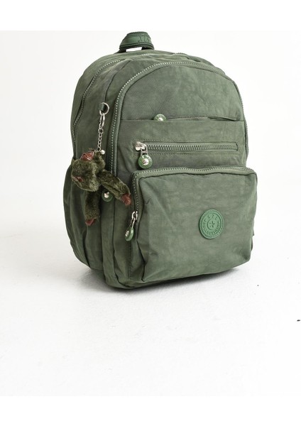 Ultra Hafif Orta Boy Sırt Çantası Çok Cepli Unisex Yeşil (Model: 571-4B) indirimleri