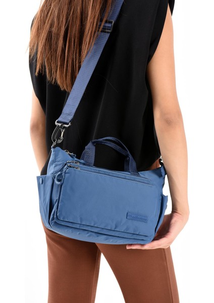 Ultra Hafif Şık Omuz El Çantası Mavi Model: (571-13-9K) modelleri