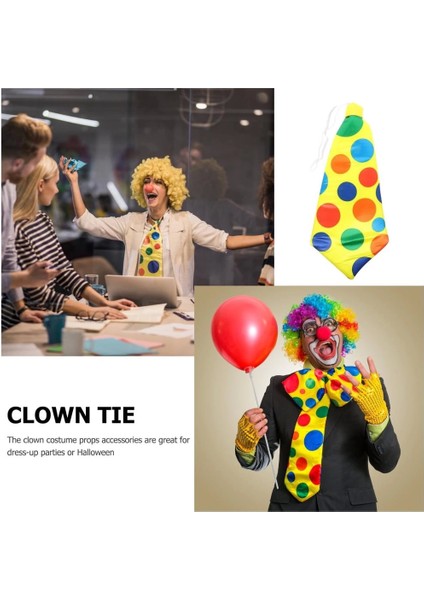 Bfs Palyaço Kravatı Lastikli Geniş Kesim 17X37 cm fırsatları