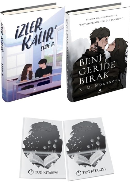 Beni Geride Bırak Ciltli ve Izler Kalır 2 Ciltli Sude B. 2li Set + Hediyeli