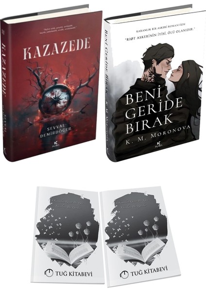 Beni Geride Bırak Ciltli ve Kazazede 3 Ciltli Şevval Demirdöğer 2li Set + Hediyeli