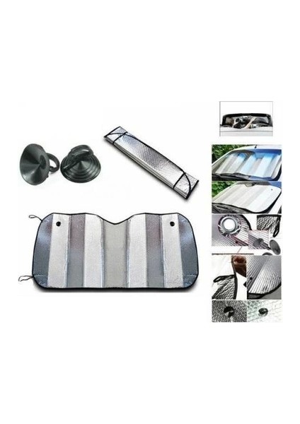 Araç Ön Cam Güneş Koruma Isı Önleyici Katlanabilir Model Fiat Egea Honda Civic Ford Focus Dacia Duster fiyatları