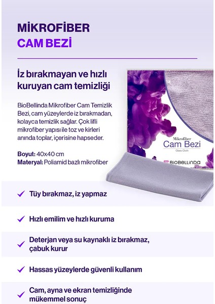 Mikrofiber Cam Bezi (40X40 Cm) fiyatları