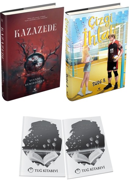 Çizgi Ihlali Ciltli ve Kazazede 3 Ciltli Şevval Demirdöğer 2li Set + Hediyeli