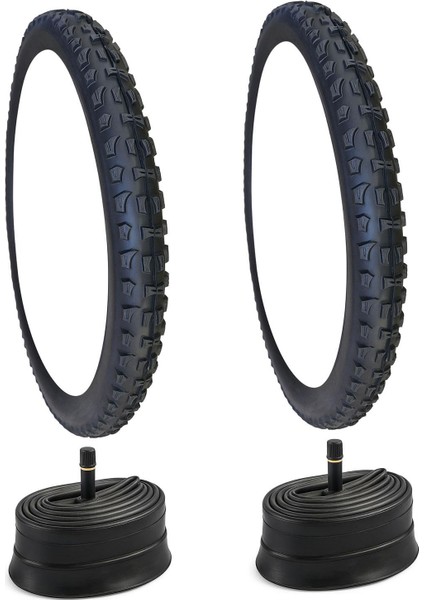 24 Jant Bisiklet Ön - Arka Iç ve Dış Lastik Seti (24X 1.95) Ekonomik Seri