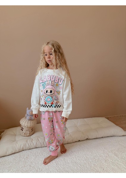 Karakter Desenli Uzun Kollu Kız Çocuk Alt Üst Takım fiyatları