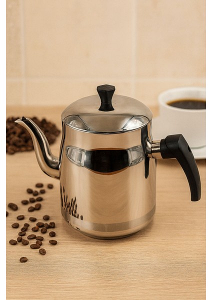 3 No Çelik Kahveci Demlik – 2,5 Litre - Ekonomik Ürün