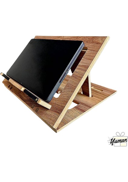 Portatif Rahle & Kitap Okuma Standı Masaüstü Ahşap Kuran Rahlesi Tablet Tutucu fırsatları