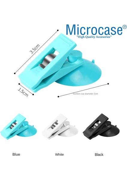 Mandallı ve Vantuzlu Çok Amaçlı Klips Seti, 2 Parçalı, Beyaz Renkli. indirimleri