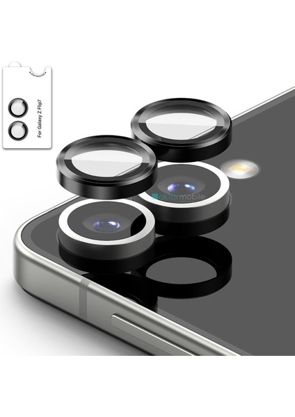Galaxy Z Flip 7 Uyumlu Safir Kamera Lens Koruyucu Anti-Reftective Premium Temperli Cam Tam Koruma