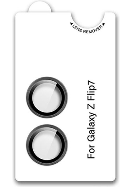 Galaxy Z Flip 7 Uyumlu Safir Kamera Lens Koruyucu Anti-Reftective Premium Temperli Cam Tam Koruma fırsatları