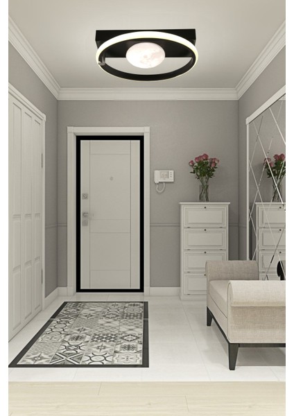 ESSLİGHT PARMA 25 CM PLAFONYER LED AVİZE 3 RENK IŞIK MODLU (BEYAZ SARI GÜN IŞIĞI) MODERN DEKORATİF AYDINLATMA