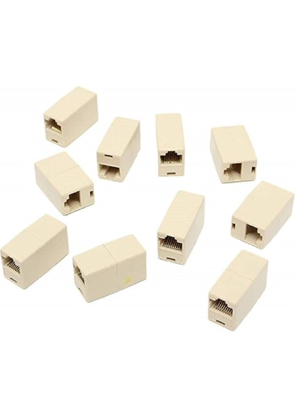 8p/8c Rj45 Dişi - Dişi Birleştirici Ara Aparat - 5 Adet