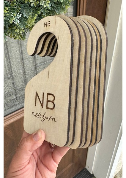 Yenidoğan Kıyafet Askısı - Bebek Kıyafet Elbise Ayırıcı Bölücü Düzenleyici - Bebek Hediyelik fırsatları