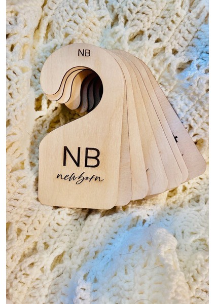 Yenidoğan Kıyafet Askısı - Bebek Kıyafet Elbise Ayırıcı Bölücü Düzenleyici - Bebek Hediyelik indirimleri