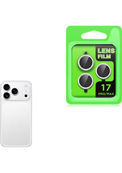 Apple iPhone 17 Pro Için Metal Çerçeveli Cl-07 Kamera Lens Koruyucu