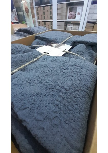 Bellisima Çift Kişilik Yatak Örtüsü Castle Rock Antrasit fiyatları