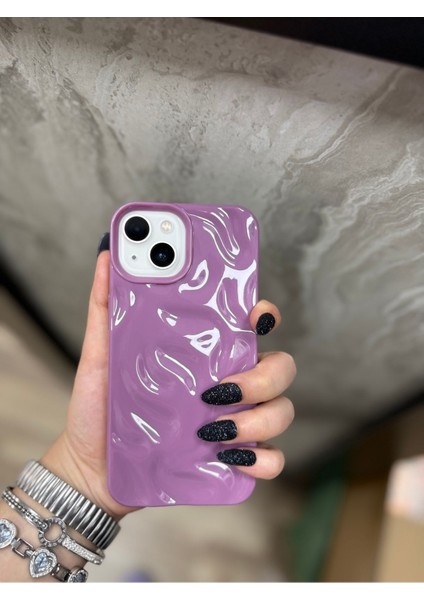 iPhone 15 Uyumlu Arkası 3D Dalgalı Yumuşak Dayanıklı Kılıf modelleri