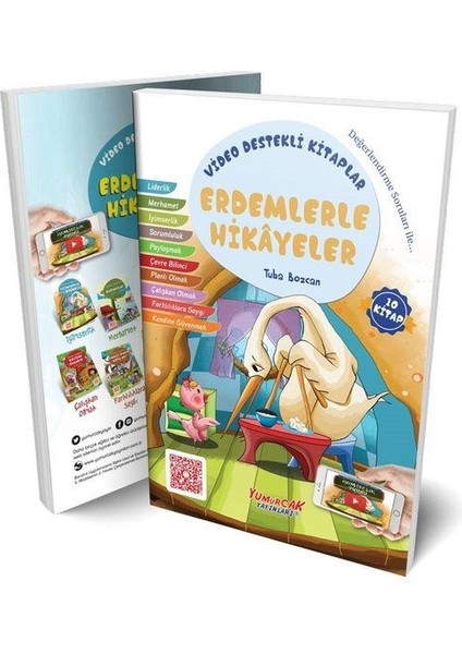 Erdemlerle Hikayeler - 10 Kitap Takım
