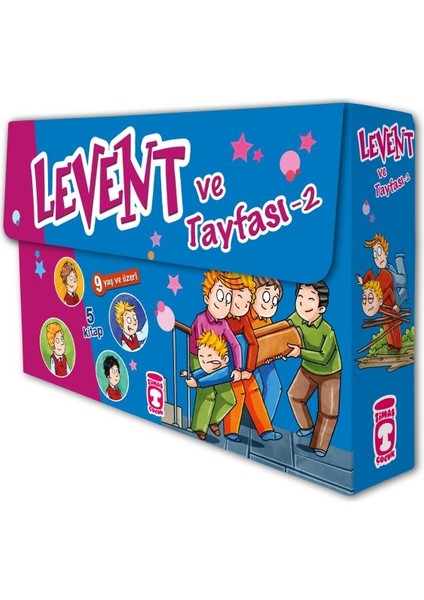 Levent ve Tayfası - 02 Set (5 Kitap Takım)