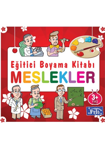 Eğitici Boyama Kitabı - Meslekler