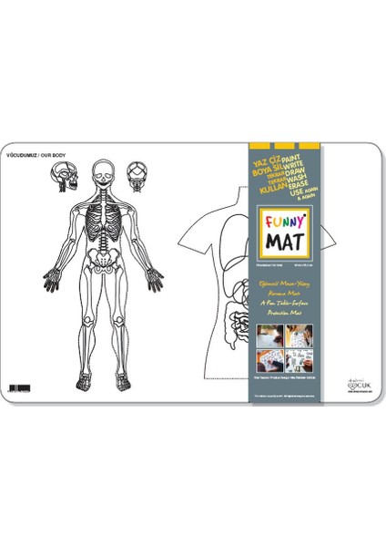 Funny Mat - Vucudumuz 33,5X48CM