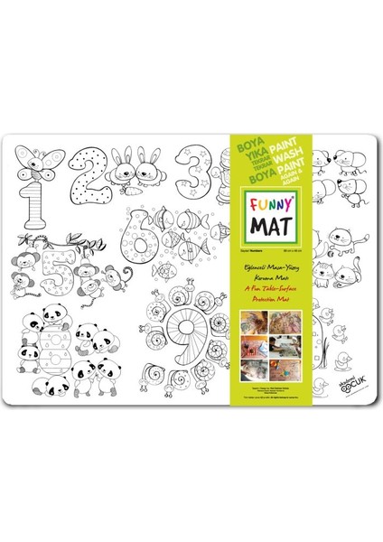 Funny Mat - Sayılar - Büyük 68X48CM