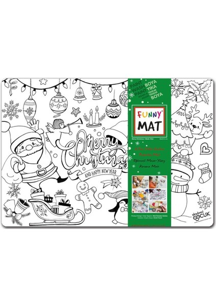 Funny Mat - Yeni Yıl - 33,5X48CM