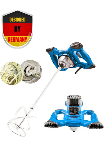 Alman Tasarımı Profesyonel 5000W Yeni Nesil Boya Harç Karıştırıcı 4800 D/dk