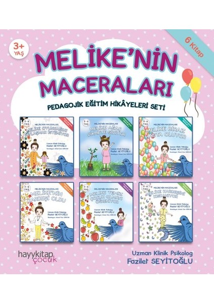 Melike’nin Maceraları - Pedagojik Eğitim Hikayeleri Seti 6 Kitap Takım