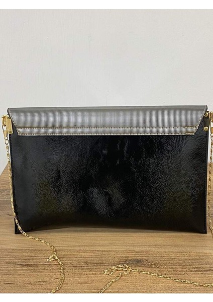 00-02 Renk: Siyah Gri Abiye,nişan,düğün El ve Omuz Kadın Çantası indirimleri