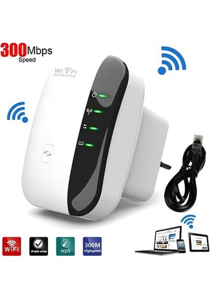 LV‑WR03 300 MBPS Wi‑fi n Router & Repeater – Güçlü Sinyal, Kolay Kurulum, USB Portlu fırsatları