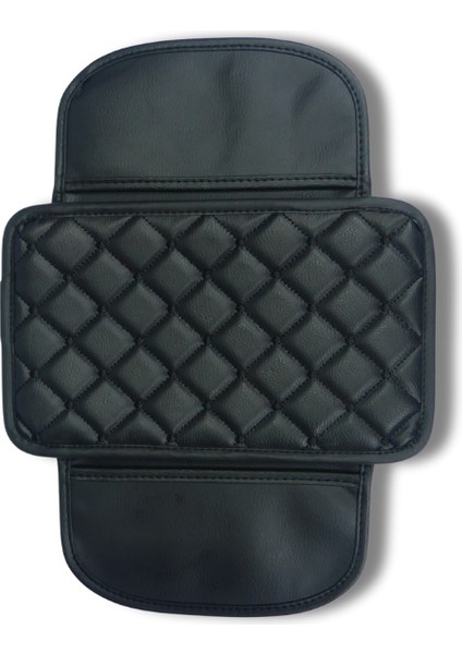 Siyah Zemin Siyah Iplik Kapitone Deri Oto Kolçak Kılıfı – Universal Kol Dayama Koruyucu fiyatları