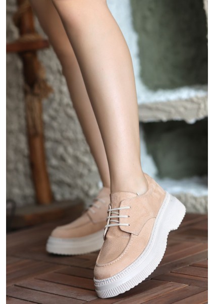 Mocca Tabanlı Bağlı Loafer