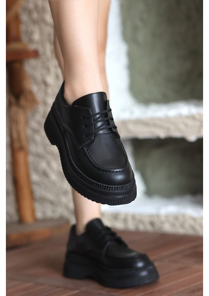 Mocca Tabanlı Bağlı Loafer modelleri
