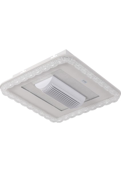 Rana Kare 60W LED Avize Metal Kasa / 3 Renk Işık / Kumandalı Fanlı Model / fiyatları