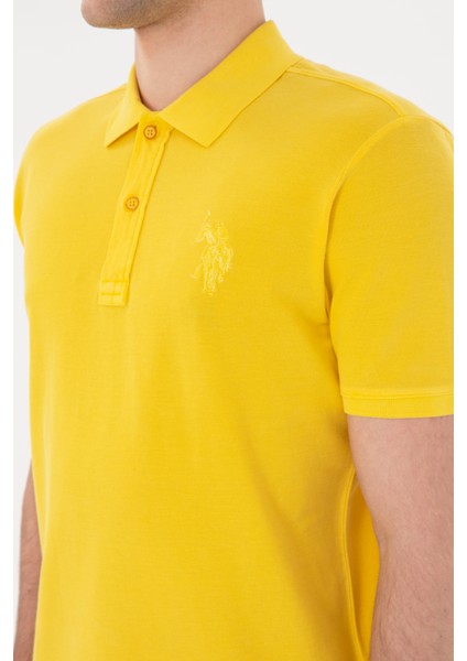 Erkek Sarı Tişört Basic 50294207-VR044