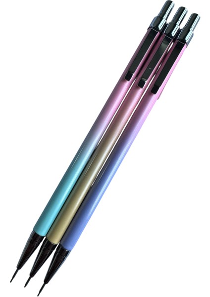 Ultra Slim Versatil Kalem Seti, 0,7mm Uç Kalınlığı, 3 Farklı Renk, 3'lü Paket