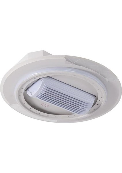 Çeşme Yuvarlak 60W LED Avize Metal Kasa / 3 Renk Işık / Kumandalı Fanlı Mod modelleri