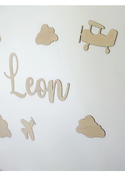 Isme Özel Bulut Uçak Bebek Çocuk Odası Duvar Dekoru Bebek Hediyelik fiyatları