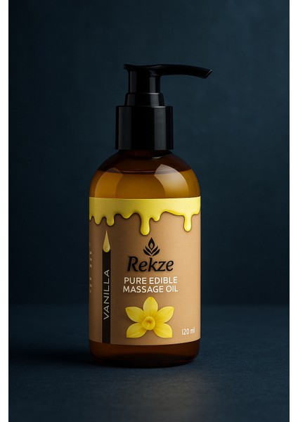 Vanilya Aromalı Masaj Yağı - 2'li Paket - Doğal Rahatlatıcı Formül - 120 ml