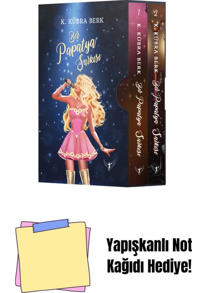 Bir Papatya Şarkısı Serisi Kutulu Set (Ciltli) + Yapışkanlı Not Kağıdı