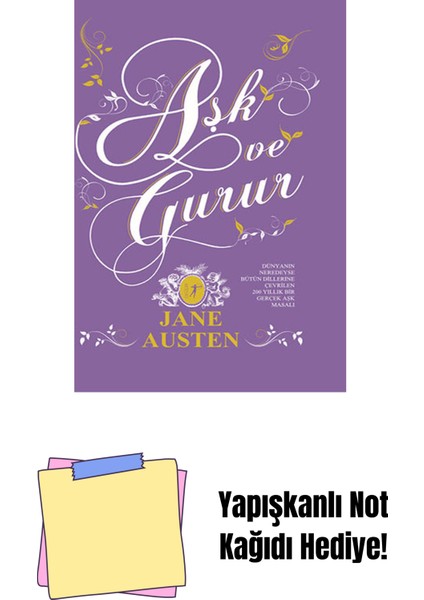 Aşk ve Gurur (Ciltli) + Yapışkanlı Not Kağıdı