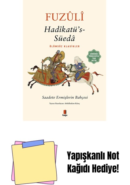 Hadîkatü’s- Süedâ + Yapışkanlı Not Kağıdı
