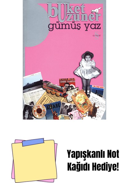 Gümüş Yaz Gümüş Kız Koleksiyon + Yapışkanlı Not Kağıdı