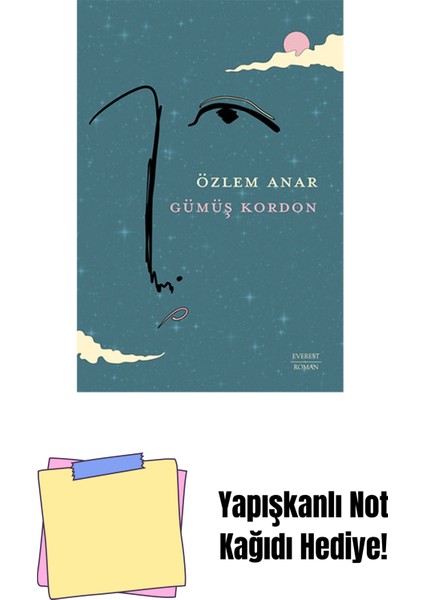 Gümüş Kordon + Yapışkanlı Not Kağıdı