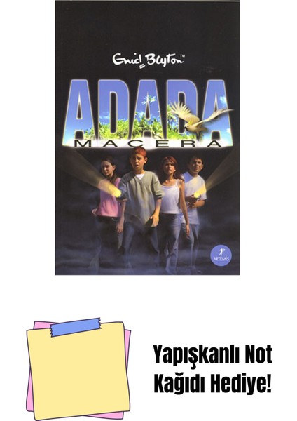 Adada Macera - 1. Kitap + Yapışkanlı Not Kağıdı